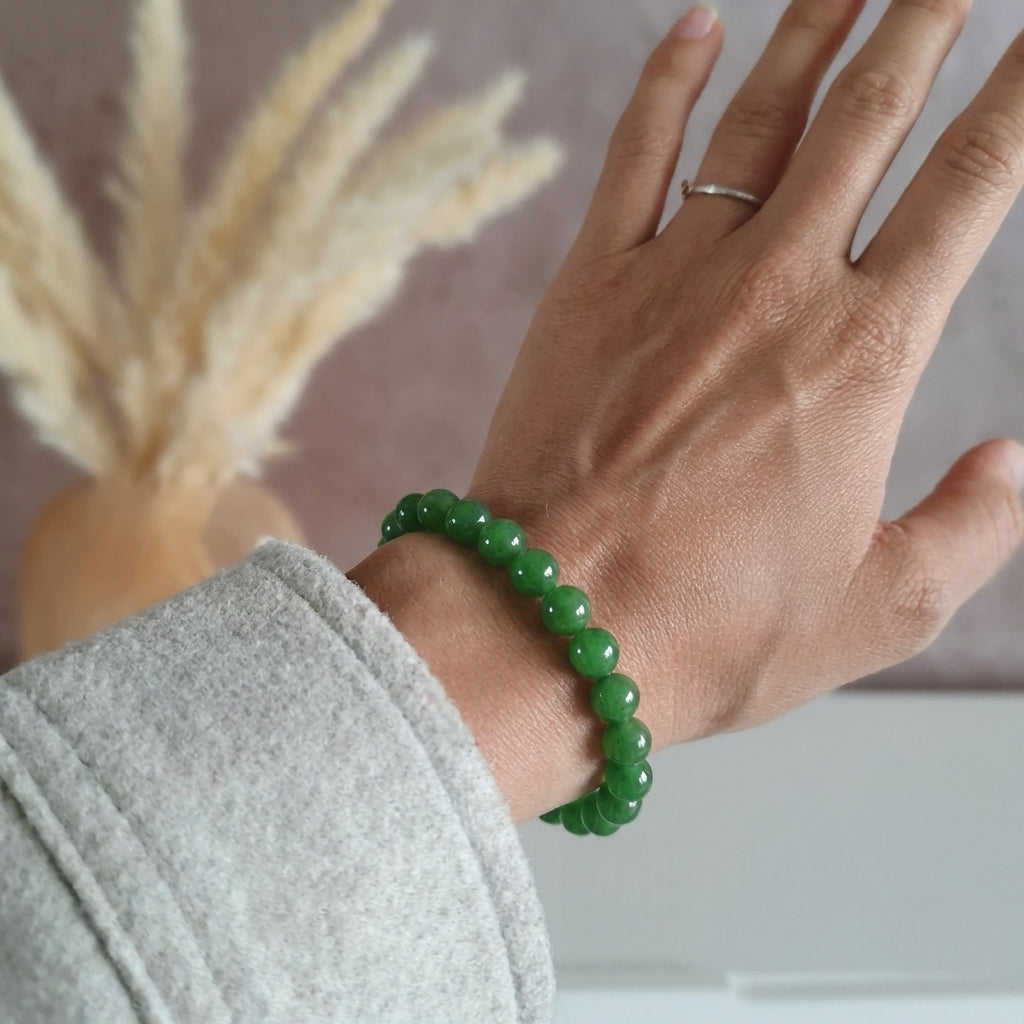 Bracelet "Méditation" en Jade Néphrite