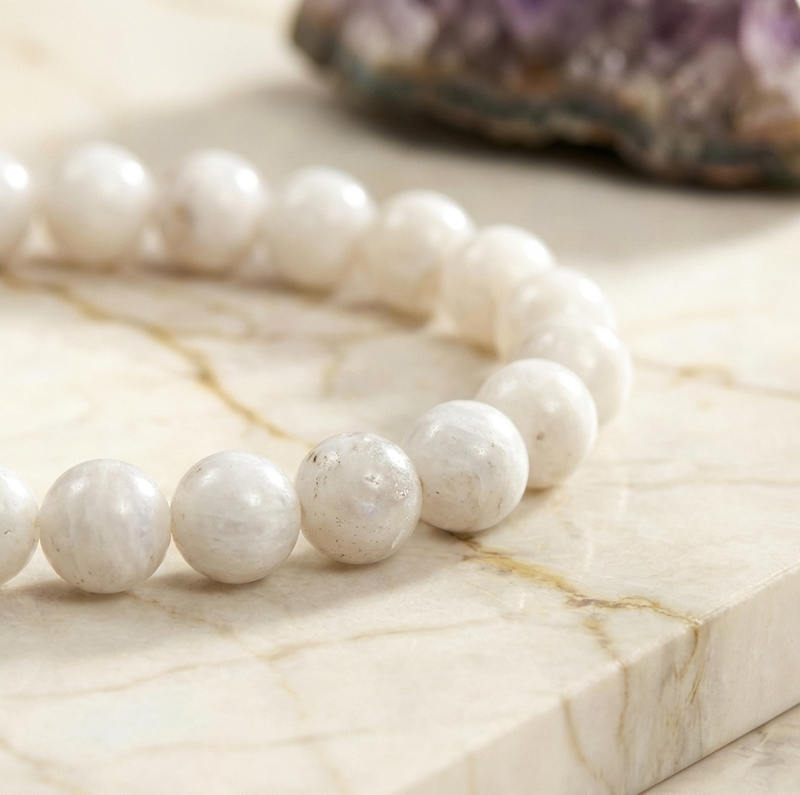 Bracelet "Féminité" en Pierre de Lune
