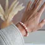 Bracelet "Douceur" en Opale Rose