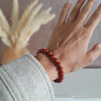 Bracelet "Protecteur" en Jaspe Rouge