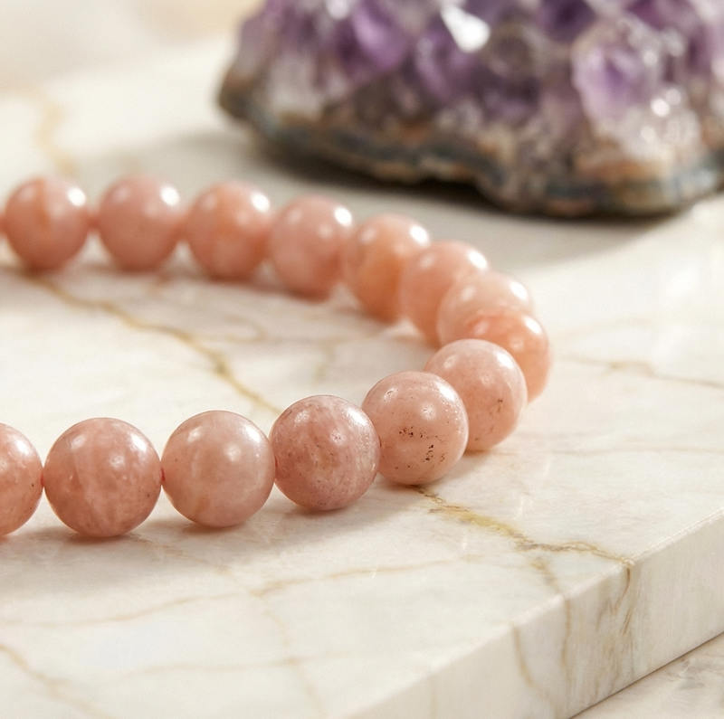 Bracelet "Optimisme" en Pierre de Soleil