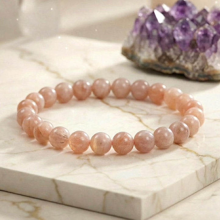 Bracelet "Optimisme" en Pierre de Soleil