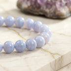 Bracelet "Communication" en Calcédoine
