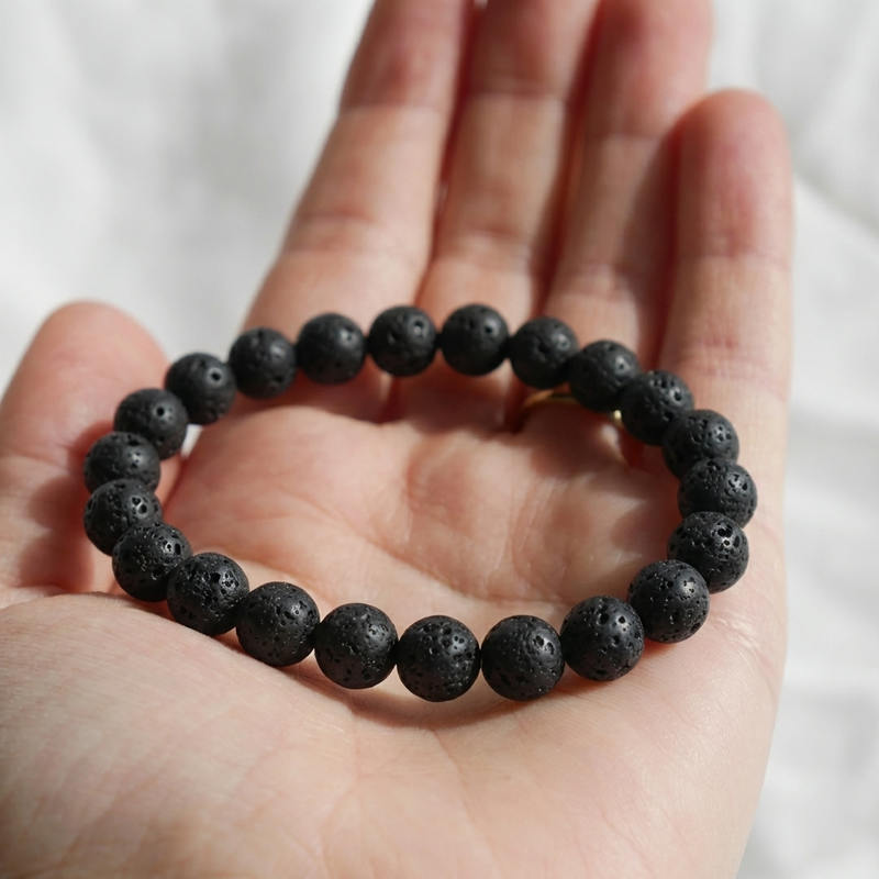 Bracelet "Reconstruction" en Pierre de Lave