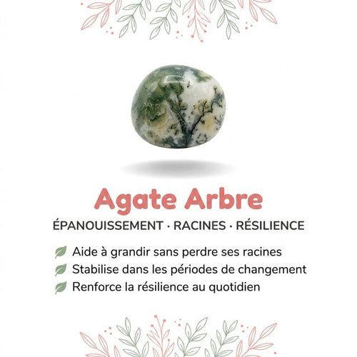 Vertus de la pierre : Agate Arbre