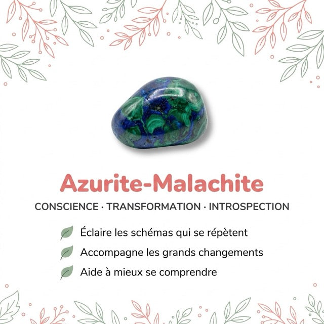 Vertus de la pierre : Azurite Malachite