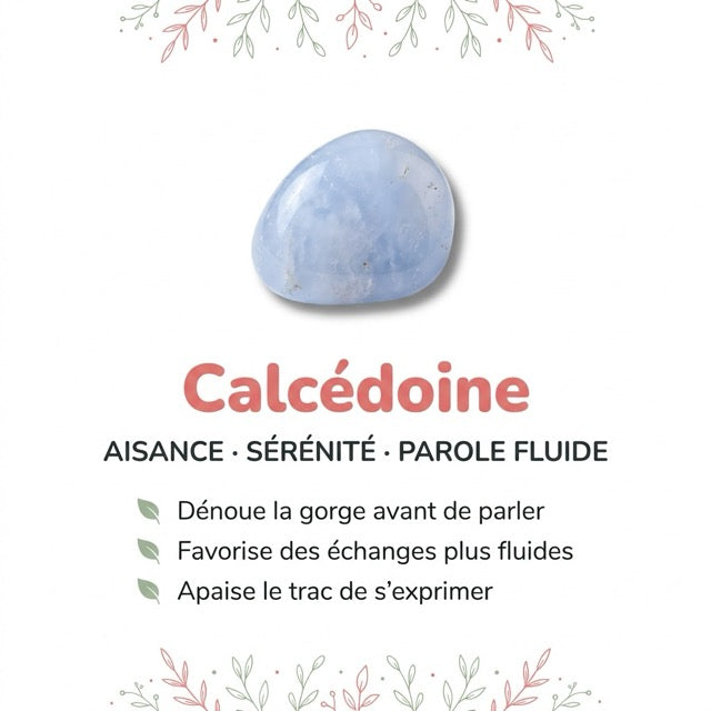 Vertus de la pierre : Calcedoine