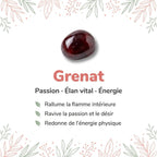 Vertus de la pierre : Grenat