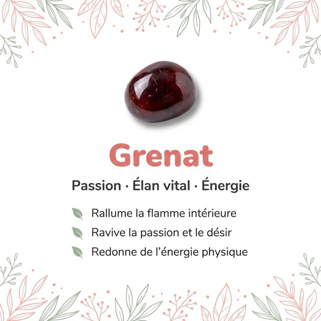 Vertus de la pierre : Grenat