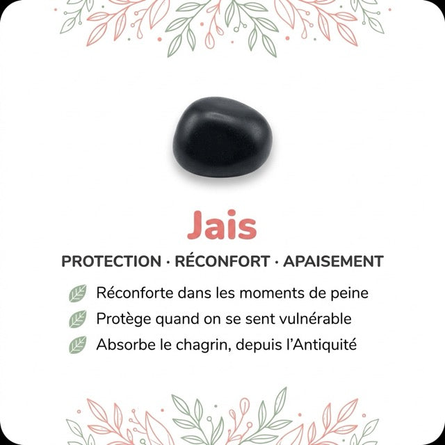 Vertus de la pierre : Jais
