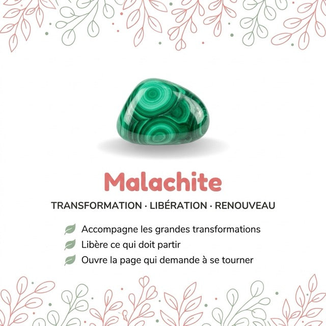 Vertus de la pierre : Malachite