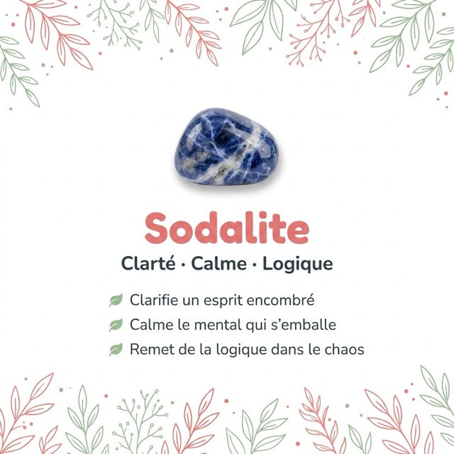 Vertus de la pierre : Sodalite