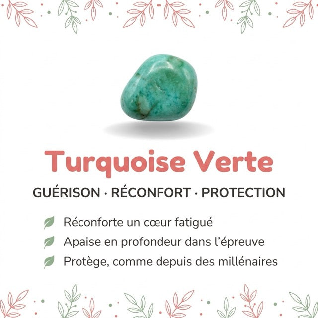 Vertus de la pierre : Turquoise Verte