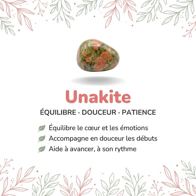 Vertus de la pierre : Unakite