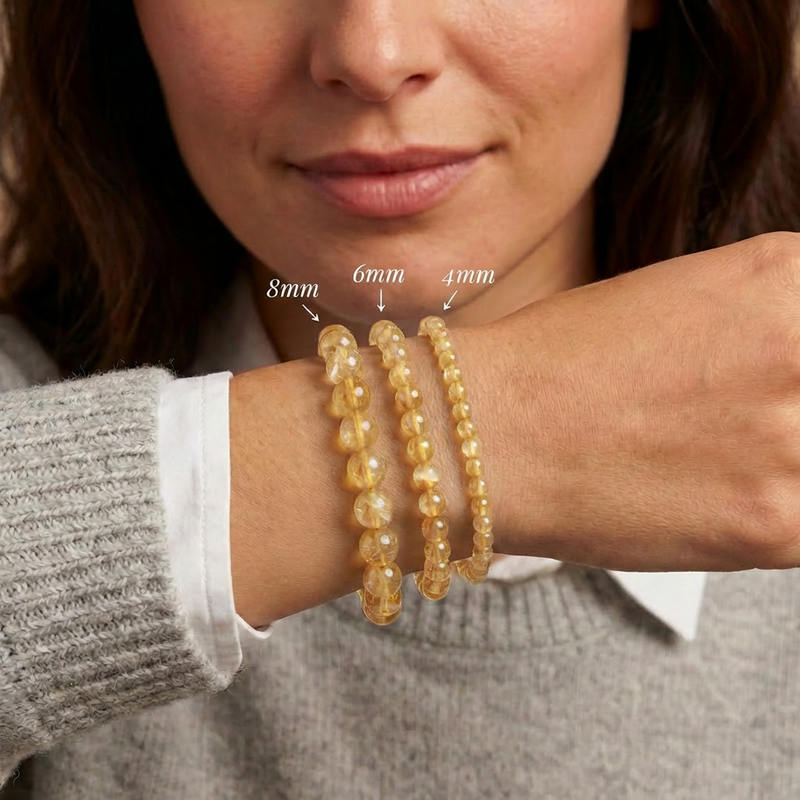 Bracelet "Réussite" en Citrine