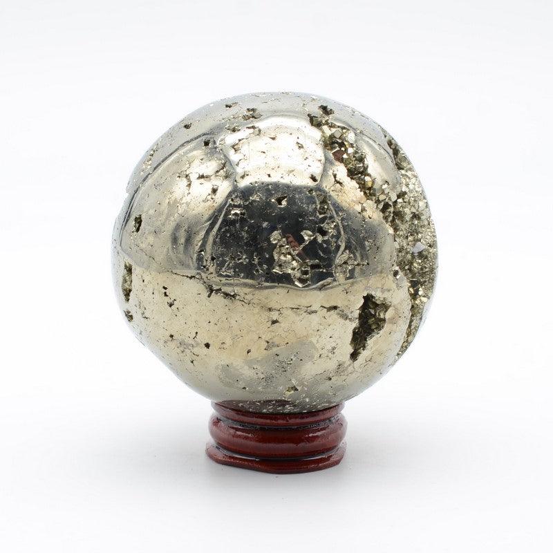 Sphère en Pyrite (616g) REF : SP2 - lespierresdubienetre
