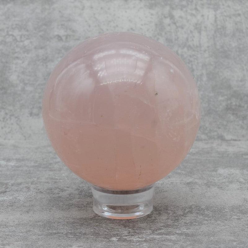 Sphère de Quartz Rose (553g) Ref : SR5 - lespierresdubienetre