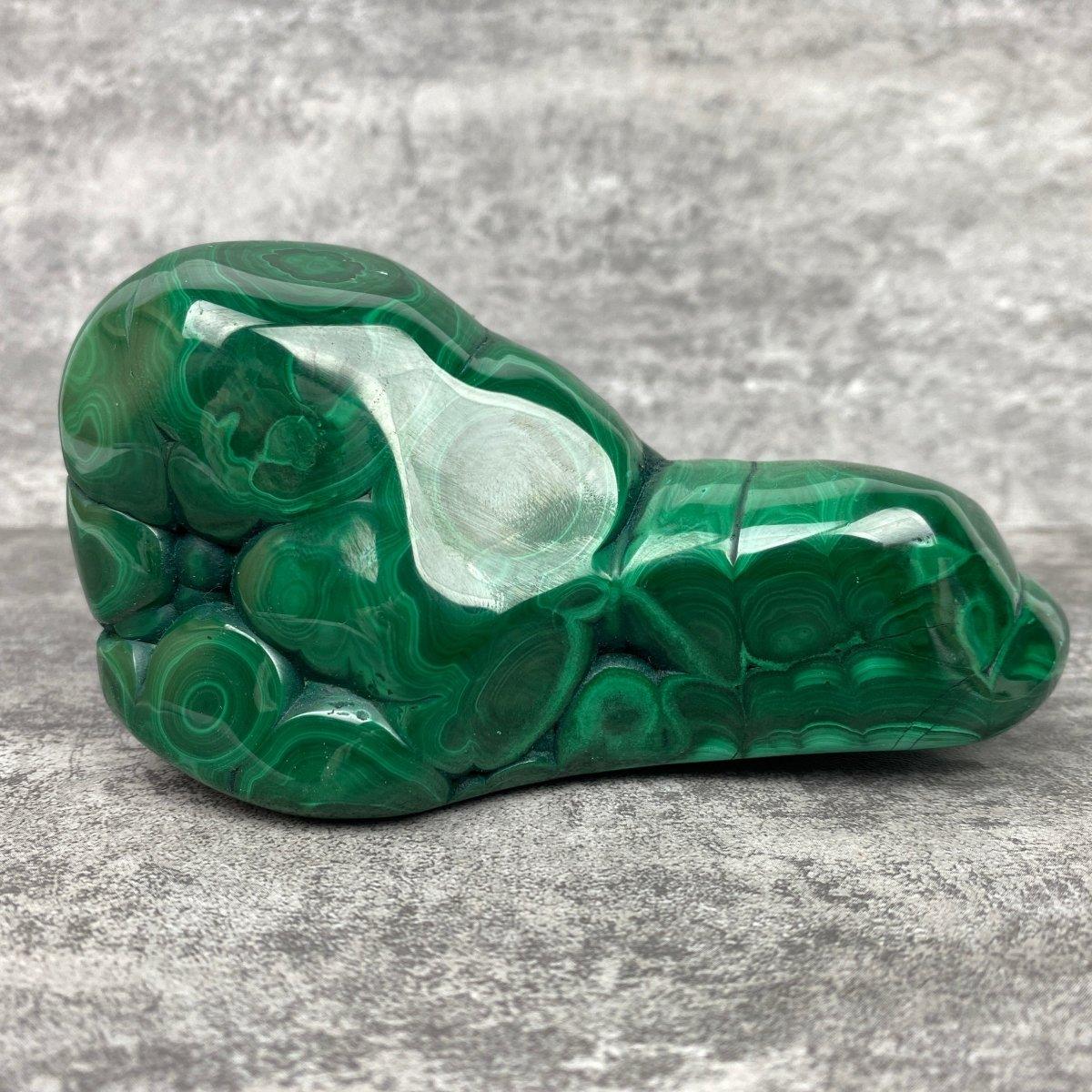 Bloc de Malachite ref MA4 - lespierresdubienetre