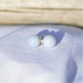 Boucles d'oreilles "Communication" en Calcédoine (Argent 925)