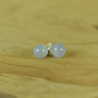 Boucles d'oreilles "Communication" en Calcédoine (Argent 925) - lespierresdubienetre