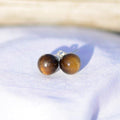Boucles d'oreilles "Confiance" en Œil-de-Tigre (Argent 925) - lespierresdubienetre