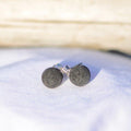 Boucles d'oreilles "Reconstruction" en Pierre de Lave (Argent 925) - lespierresdubienetre
