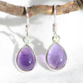 Boucles d'oreilles "Sagesse" en Améthyste Goutte (Argent 925)