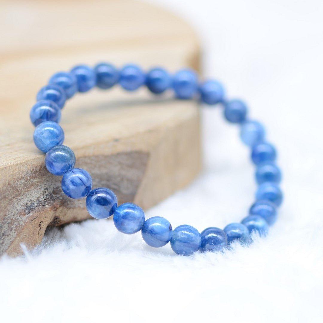 Bracelet "Accord" en Cyanite Bleue - lespierresdubienetre