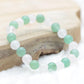 Bracelet "Amour et Tranquillité" Mix en Quartz Rose et Aventurine - lespierresdubienetre