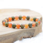 Bracelet "Ancrage Doux & Apprentissage" En Cornaline et Unakite - lespierresdubienetre