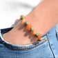 Bracelet "Ancrage Doux & Apprentissage" En Cornaline et Unakite - lespierresdubienetre