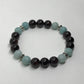 Bracelet "Ancrage et Apaisement" en Grenat & Amazonite - lespierresdubienetre