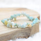 Bracelet "Apaisement" en Amazonite du Brésil Chip - lespierresdubienetre