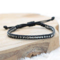 Bracelet Boho "Dissipation" Double tressage