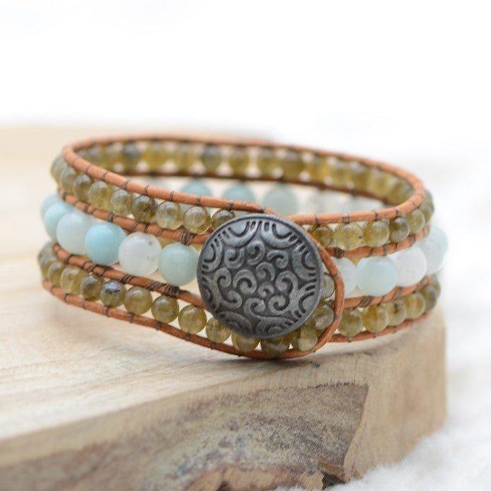 Bracelet Boho "Famille et Amis" - lespierresdubienetre