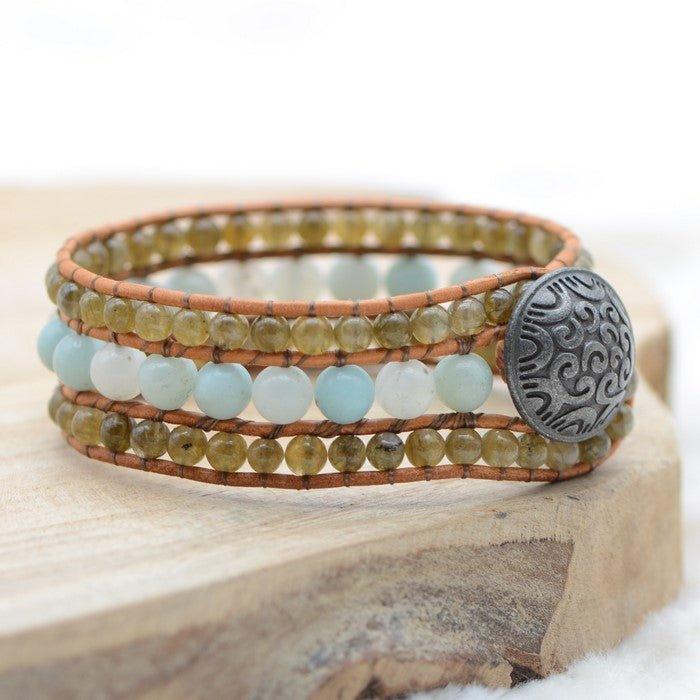 Bracelet Boho "Famille et Amis" - lespierresdubienetre