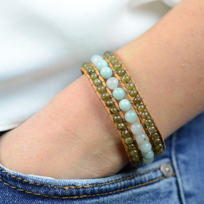 Bracelet Boho "Famille et Amis" - lespierresdubienetre