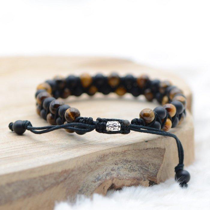 Bracelet Boho "Force et Confiance" - lespierresdubienetre