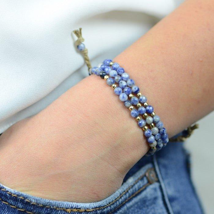 Bracelet Boho "Maîtrise" - lespierresdubienetre