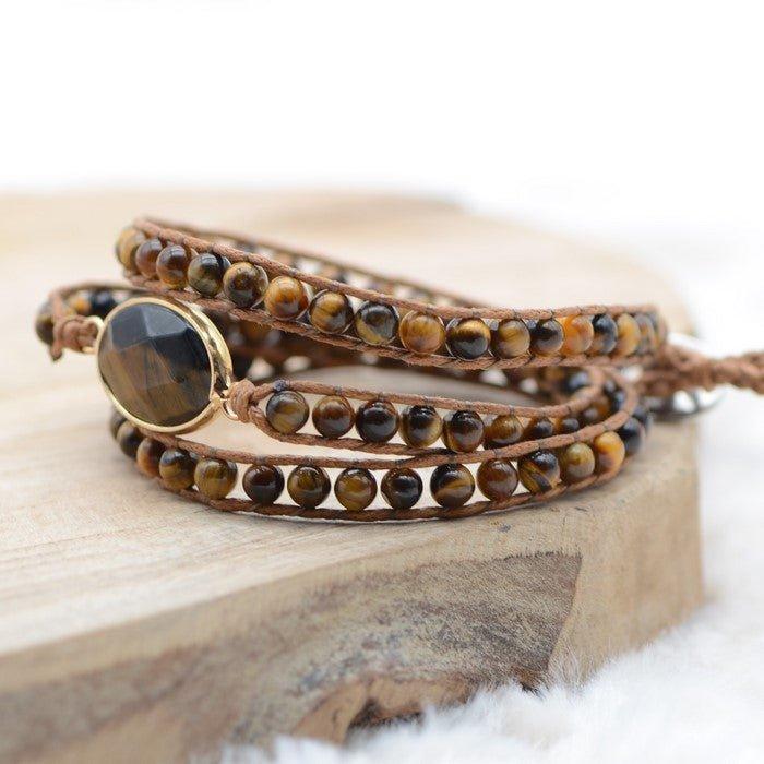 Bracelet Boho "Oeil de Confiance" - lespierresdubienetre