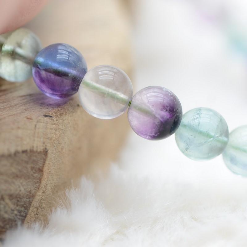 Bracelet "Concentration" en Fluorite - lespierresdubienetre