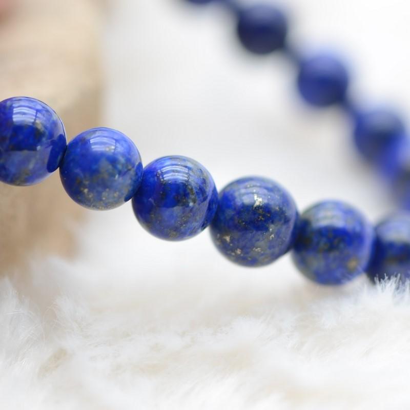 Bracelet "Contrôle" en Lapis Lazuli - lespierresdubienetre