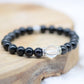 Bracelet Cristal "Absorption" en Tourmaline Noire - lespierresdubienetre