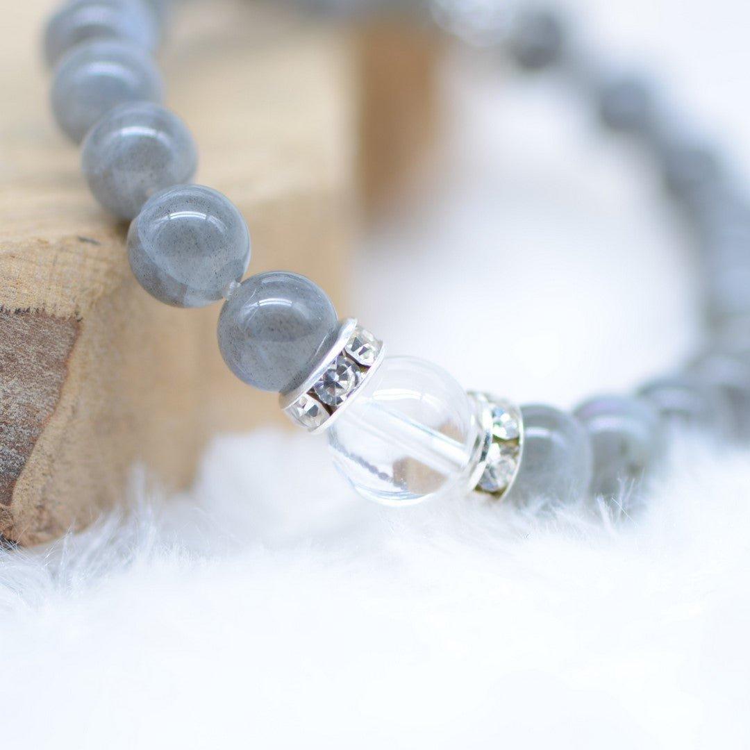 Bracelet Cristal "Protection" en Labradorite - lespierresdubienetre