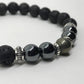 Bracelet "Harmonie et Energie" en Hematite & Pyrite - lespierresdubienetre