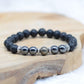 Bracelet "Harmonie et Energie" en Hematite & Pyrite - lespierresdubienetre