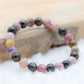 Bracelet "Renfort" en Tourmaline Multicolore - lespierresdubienetre