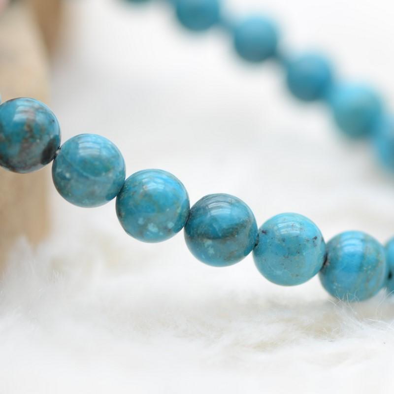 [EXCEPTIONNEL] Bracelet "Positif" en Turquoise Kingman - lespierresdubienetre