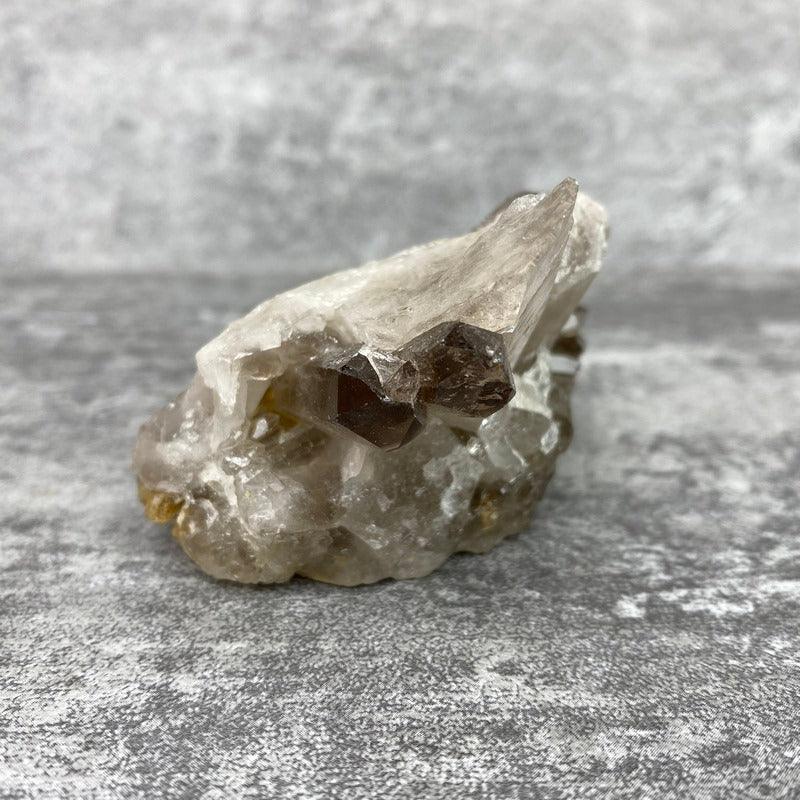 Géode de quartz fumé (109g) Réf : GQF29 - lespierresdubienetre