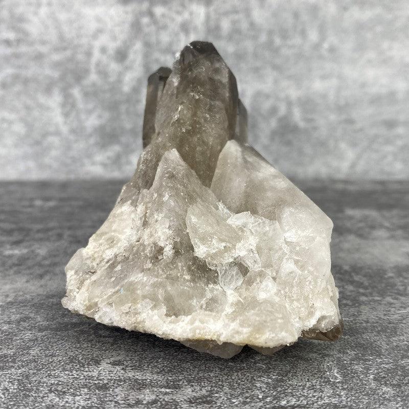 Géode de quartz fumé (167g) Réf : GQF7 - lespierresdubienetre